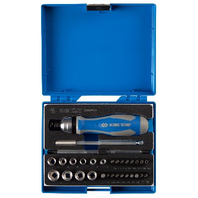 Набор вставок (бит) 1/4&quot;, PH, PZ, Hex, Torx, Slotted, 39 предметов KING TONY 2539MRV04 KING TONY – анонс, характеристики, MST2539MRV04 