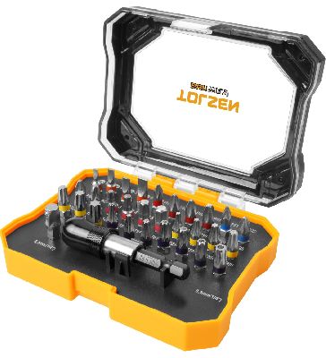 Набор вставок (бит) 1/4&quot;, PH, PZ, Hex, Torx, Slotted, TorxTR, Square, 32 предмета TOLSEN TT20377 TOLSEN – анонс, характеристики, MSTTT20377 