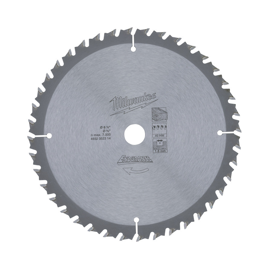 Диск для акк. циркулярной пилы Milwaukee WNF 165 x 15.87 x40