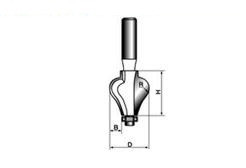 Фреза фигурная STRONG СТФ-2207 12/35/38 – купить в , подробное изображение 
