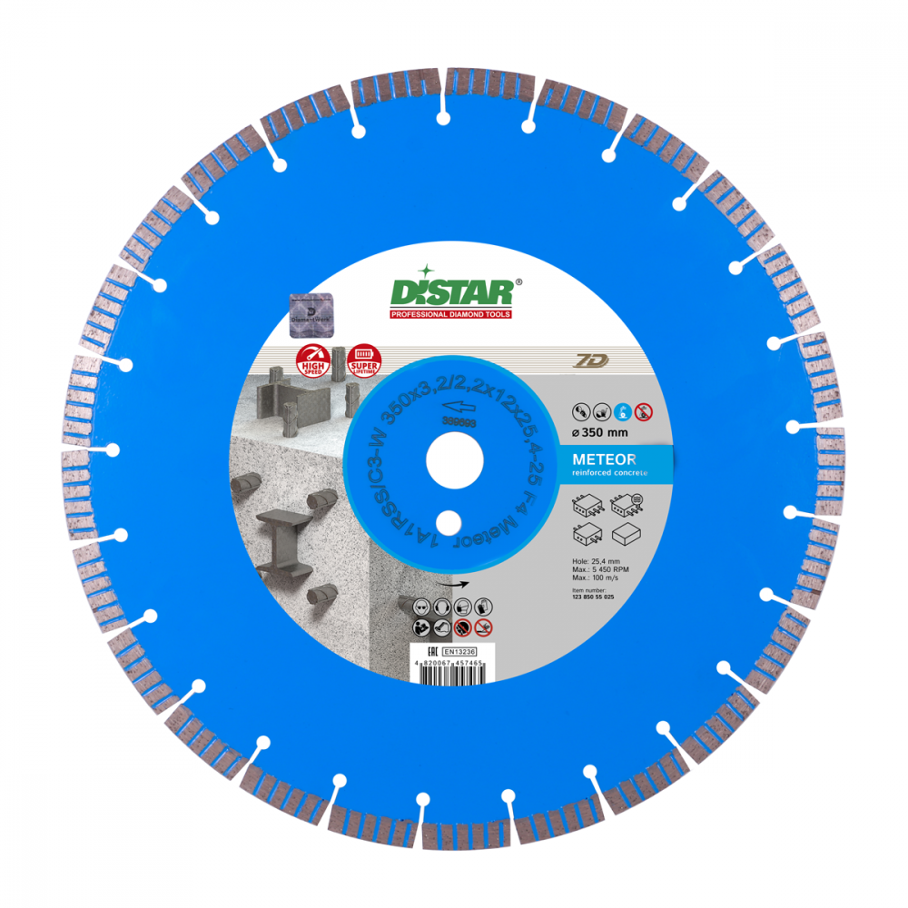 Алмазный диск DISTAR 1A1RSS/C3-W Meteor D350