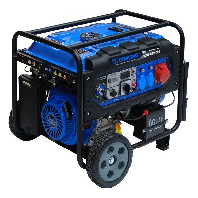 Поиск генератор бензиновый dinking dka8500ew-3/1 (8,5квт,230/400 в, электростартер, 17лс, колёса, авр) по фото в tool-24.ru
