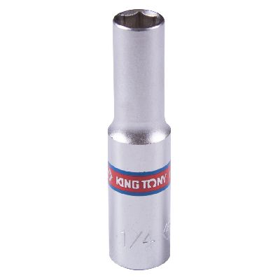 Головка торцевая глубокая шестигранная 1/4&quot;, 1/4&quot;, дюймовая KING TONY 223508S KING TONY – анонс, характеристики, MST223508S 