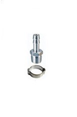 Переходник Zitrek 1/4&quot; на ёлочку 10мм. с хомутом: 