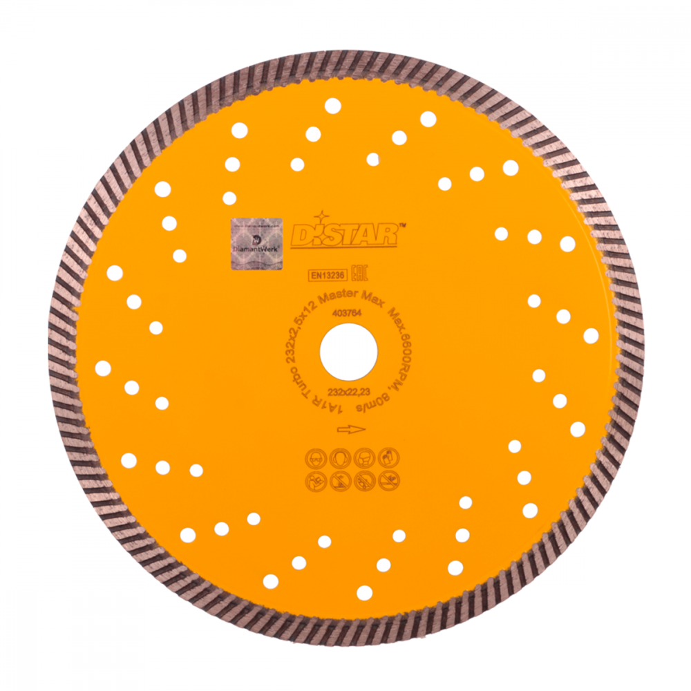 Алмазный диск DISTAR 1A1R TURBO MASTER D125