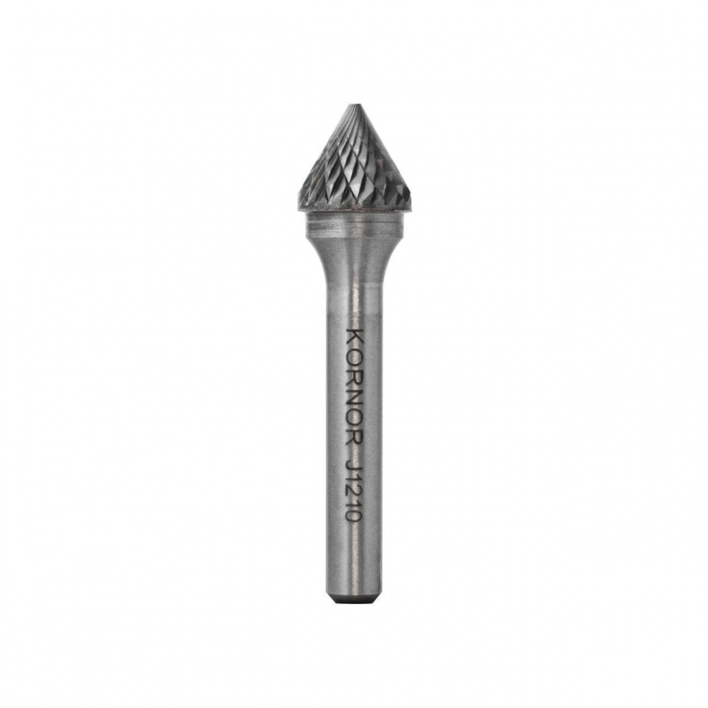 Борфреза коническая 60° KORNOR J1613BM06 насечка двойная типа J