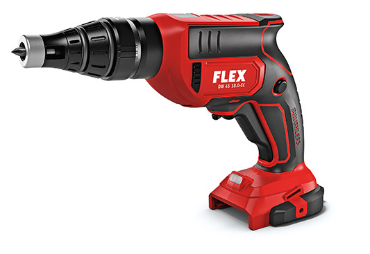 Детальное изображение : аккумуляторный шуруповерт для гипсокартона flex dw 45 18.0-ec