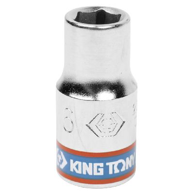 Головка торцевая стандартная шестигранная 1/4&quot;, 6 мм KING TONY 233506M KING TONY – анонс, характеристики, MST233506M 