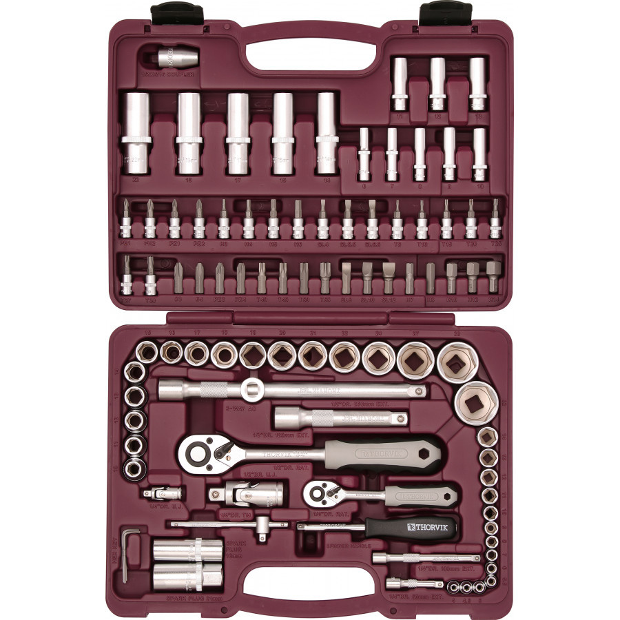 Набор инструмента Thorvik UTS0094 1/4",1/2"DR