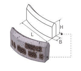 Восстановление алмазной коронки ADTnS D152мм HD 24*4.0*10 R070 – купить в , подробное изображение 
