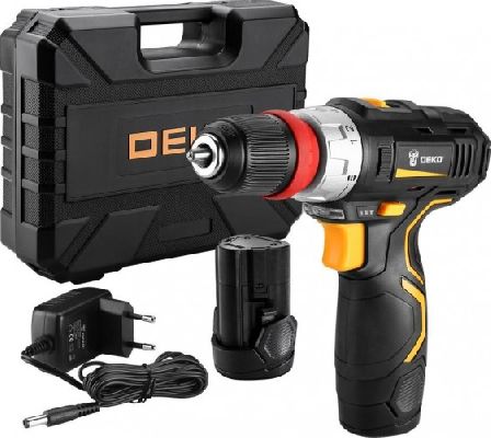 Обновленные фото : аккумуляторная дрель 12в deko gcd12du3 3 в 1 (гайковерт, шуруповерт, дрель) с 2 патронами, 2 акк Акции и распродажа аккумуляторная дрель 12в deko gcd12du3 3 в 1 (гайковерт, шуруповерт, дрель) с 2 патронами, 2 акк