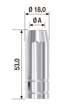 Газовое сопло FUBAG d10.5 мм FB150 570 &#8381;
