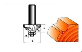 Фреза фигурная STRONG СТФ-2102 45/12 – купить в , подробное изображение 
