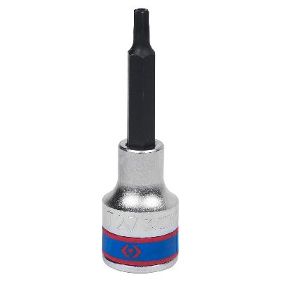 Насадка (бита) торцевая 1/2&quot;, Torx, T27, L = 80 мм, с отверстием KING TONY 403727 KING TONY – анонс, характеристики, MST403727 