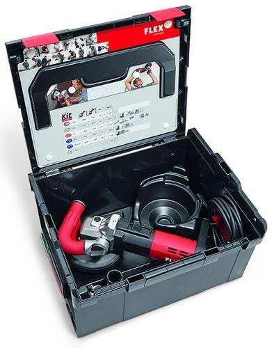 Детальное изображение : шлифмашина flex lde 15-10 125 r,kit turbo-j ii
