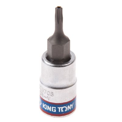Насадка (бита) торцевая 1/4&quot;, Torx, T8, L = 37 мм, с отверстием KING TONY 203708 KING TONY – анонс, характеристики, MST203708 