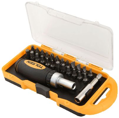 Набор вставок (бит) 1/4&quot;, PH, PZ, Hex, Torx, Slotted, 26 предметов TOLSEN TT20034 TOLSEN – анонс, характеристики, MSTTT20034 