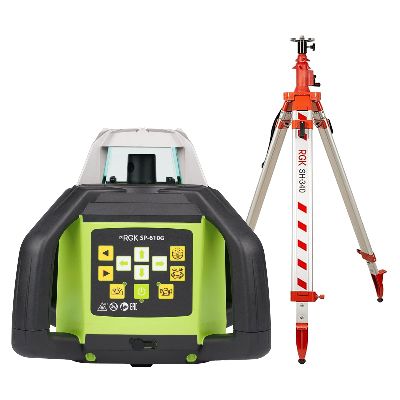 Комплект: ротационный нивелир RGK SP-610G + элевационный штатив RGK SH-340 (134360) RGK – анонс, характеристики, 