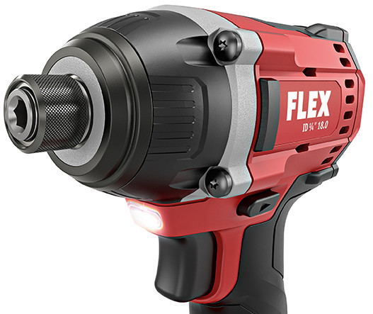 Детальное изображение : аккумуляторная ударная дрель-шуруповерт flex id 1/4&quot; 18.0/2.5 set
