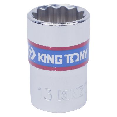 Головка торцевая стандартная двенадцатигранная 3/8&quot;, 13 мм KING TONY 333013M KING TONY – анонс, характеристики, MST333013M 