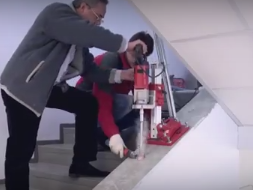 Установка алмазного бурения CARDI 202-K для сухой резки и мокрой