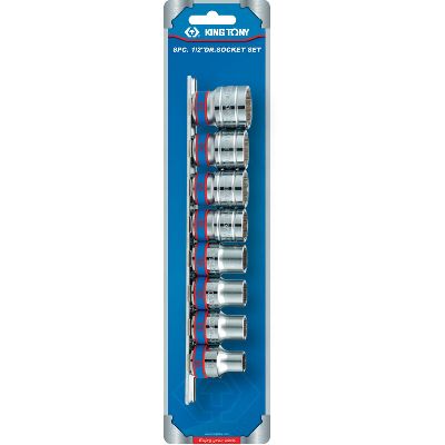 Набор торцевых головок 1/2&quot;, шестигранные, 10-22 мм, 8 предметов KING TONY 4510MR KING TONY – анонс, характеристики, MST4510MR 