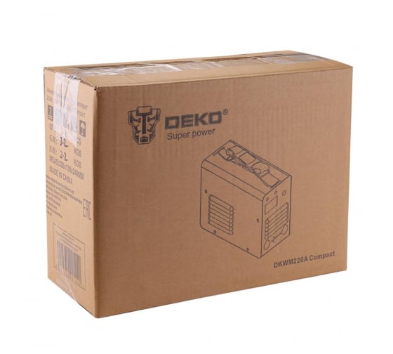 Сварочный аппарат инверторный DEKO DKWM220A Compact – купить в , подробное изображение 
