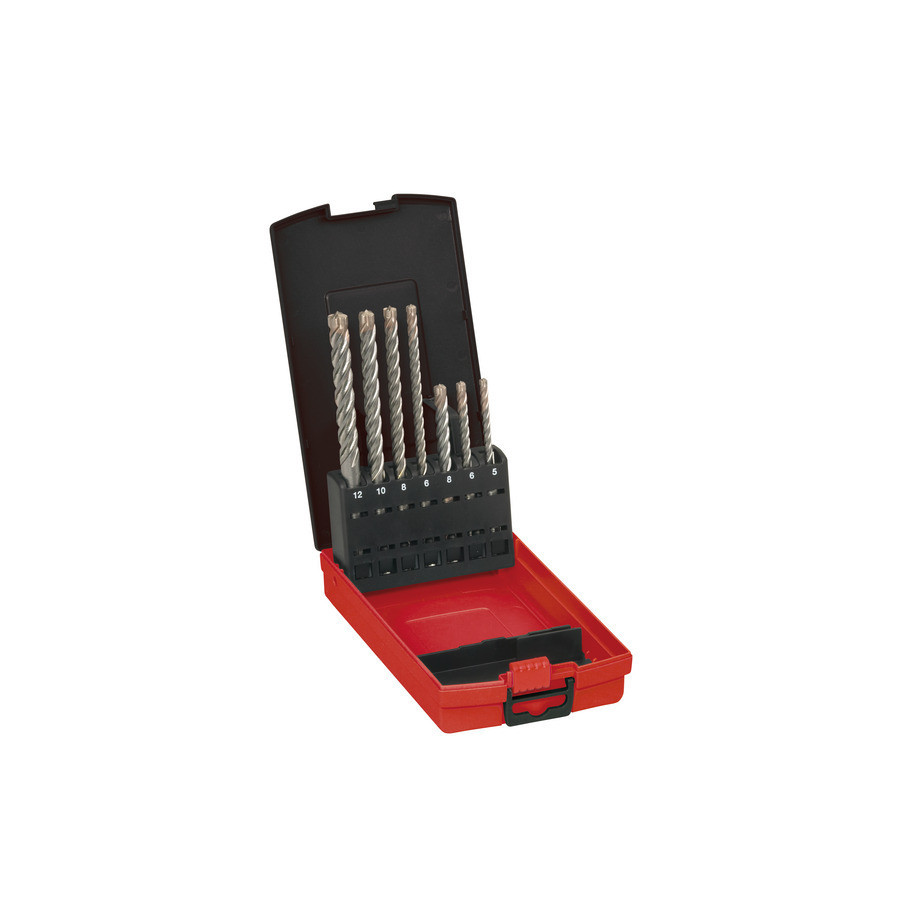 Набор буров SDS-Plus RX4 Milwaukee с 4-мя режущими кромками (7шт) -6шт