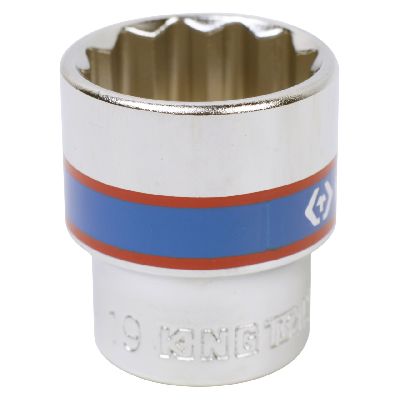 Головка торцевая стандартная двенадцатигранная 3/8&quot;, 19 мм KING TONY 333019M KING TONY – анонс, характеристики, MST333019M 