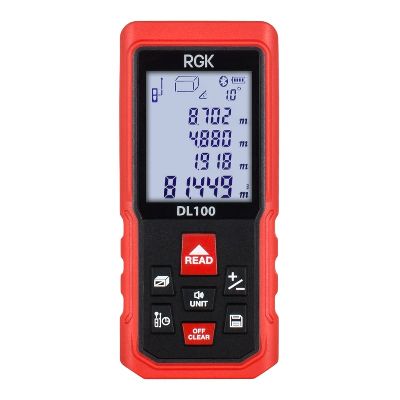 Лазерный дальномер RGK DL100 (4610011875076) RGK – анонс, характеристики, 