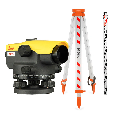 Комплект оптический нивелир Leica NA 324 с поверкой штатив рейка - 3 в 1 (4610011878398) LEICA – анонс, характеристики, 