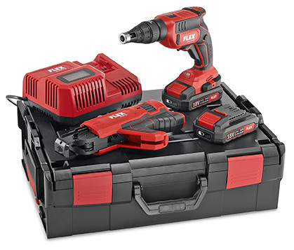 Аккумуляторный шуруповерт для гипсокартона FLEX DW 45 18.0-EC M/2.5 Set