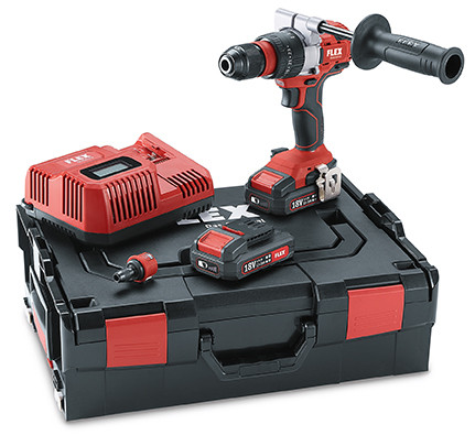 Аккумуляторный ударный дрель-шуруповерт FLEX PD 2G 18.0-EC/2.5 Set