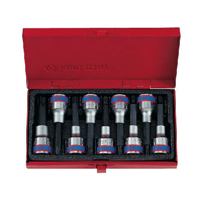 Набор торцевых насадок 1/2&quot;, Torx, Т20-Т60 мм, L = 80 мм, 9 предметов KING TONY 4119PR KING TONY – анонс, характеристики, MST4119PR 