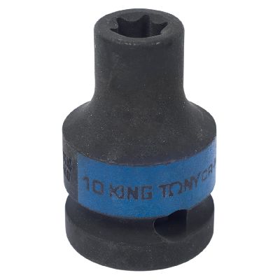 Головка торцевая ударная TORX Е-стандарт 1/2&quot;, E10, L = 38 мм KING TONY 457510M KING TONY – анонс, характеристики, MST457510M 