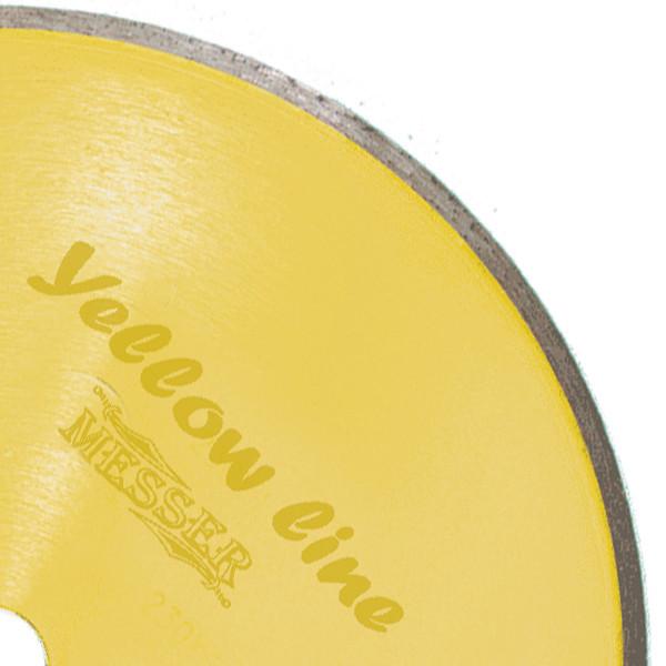Алмазный диск MESSER Yellow Line Ceramics для керамической плитки D125 : детальное описание и быстрый заказ