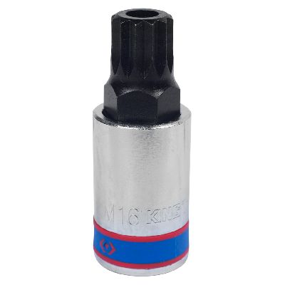 Насадка (бита) торцевая 1/2&quot;, Spline, M16, L = 66 мм, с отверстием KING TONY 402B16 KING TONY – анонс, характеристики, MST402B16 