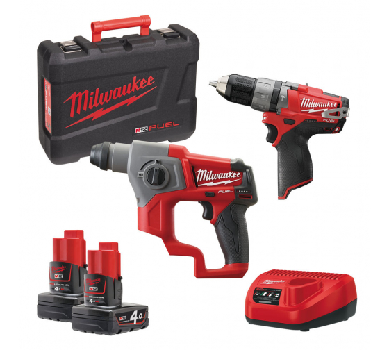 Milwaukee M12 CPP2B-402C Набор Аккумуляторных инструментов