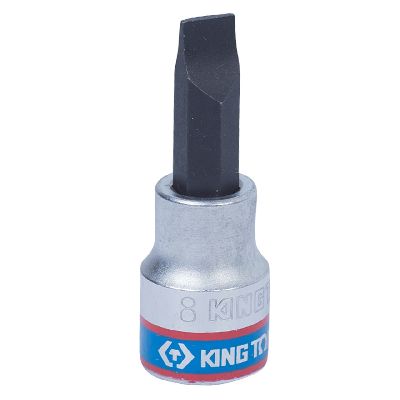 Насадка (бита) торцевая 3/8&quot;, Slotted, 8х1,2 мм, L = 50 мм KING TONY 302208 KING TONY – анонс, характеристики, MST302208 