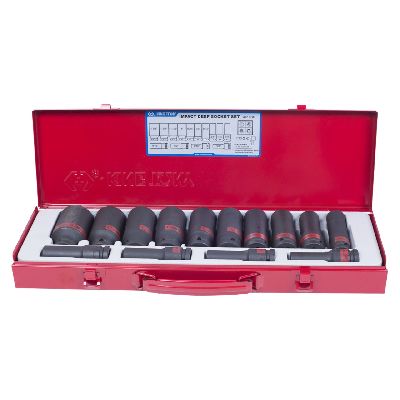 Набор ударных глубоких торцевых головок 1/2&quot;, шестигранные, 3/8&quot;-1&amp;1/4&quot;, 15 предметов KING TONY 4416SP KING TONY – анонс, характеристики, MST4416SP 