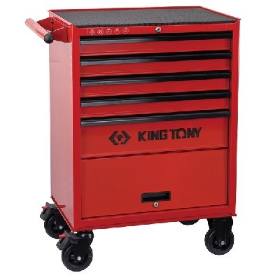 Тележка инструментальная, 5 выдвижных ящиков и отсек, &quot;CLASSIС&quot; KING TONY 87432-5U KING TONY – анонс, характеристики, MST87432-5U 