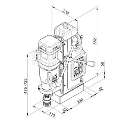 Магнитный сверлильный станок BDS MAB-825 – анонс, характеристики, 