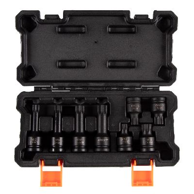 Набор ударных торцевых насадок 1/2&quot;, Spline, M12-M18, L = 45-78 мм, кейс, 8 предметов AFFIX AF00746008C AFFIX – анонс, характеристики, MSTAF00746008C 