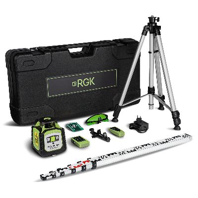 Комплект ротационного нивелира с элевационным штативом RGK SP-100G COMBO (759571) RGK – анонс, характеристики, 