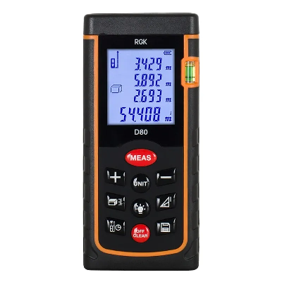 Лазерный дальномер RGK D80 (с поверкой) (755641) RGK – анонс, характеристики, 