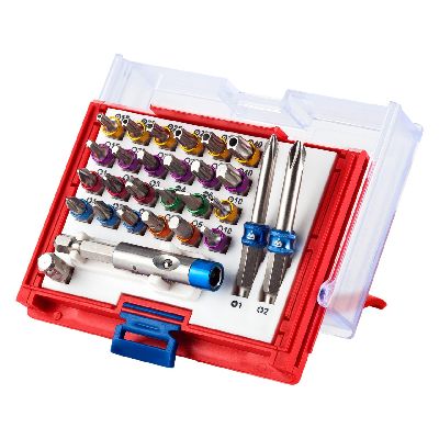 Набор вставок (бит) 1/4&quot;, PH, PZ, Hex, Torx, Slotted, 28 предметов МАСТАК 058-11028C МАСТАК – анонс, характеристики, MST058-11028C 