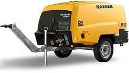 Компрессор KAESER M 50 PE (на шасси) с дизельным двигателем – купить в , подробное изображение 
