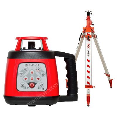 Комплект: ротационный нивелир RGK SP-310 + элевационный штатив RGK SH-340 (134229) RGK – анонс, характеристики, 