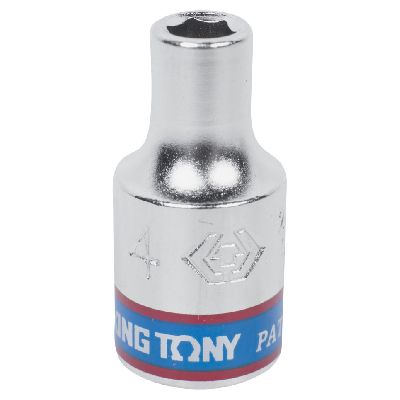 Головка торцевая стандартная шестигранная 1/4&quot;, 4 мм KING TONY 233504M KING TONY – анонс, характеристики, MST233504M 