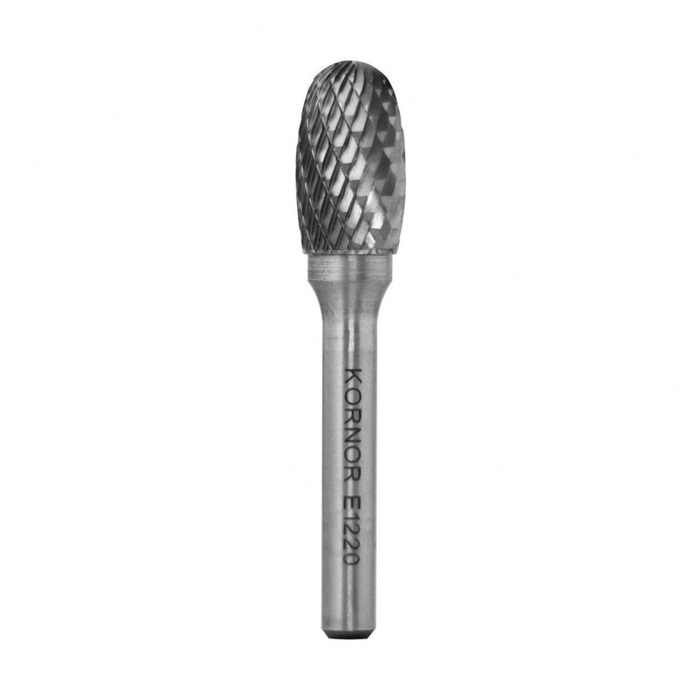 Борфреза овальная KORNOR E1220BM06 насечка двойная типа E